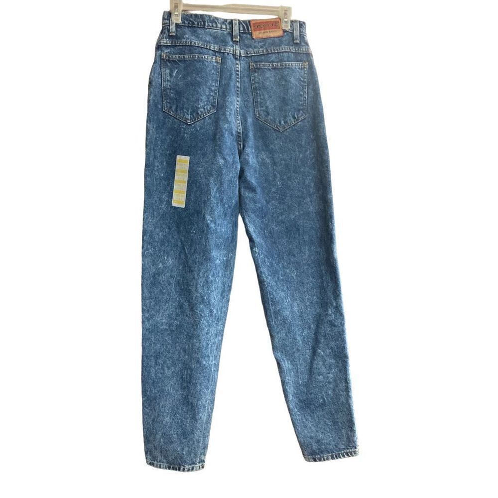 SASSON Modern Basics Women’s Distressed Relaxed Fit Jeans Size 12 Blue Mom style